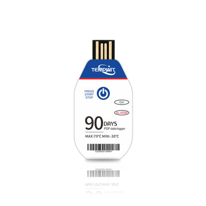 TempU02 Single Use PDF Data Logger