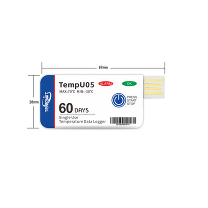 TempU05 Single Use Temperature Data Logger